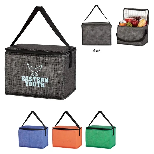 Crosshatch Non-Woven Lunch Bag