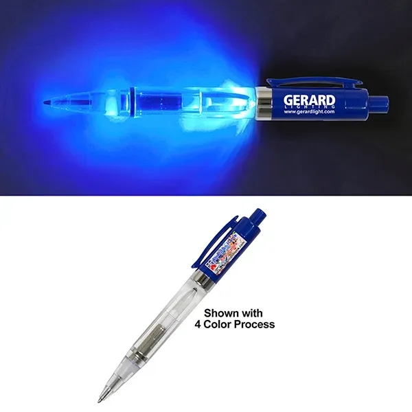 Vicente Light Up Pen with BLUE Color LED