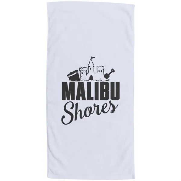 35" x 70" White Resort Beach Towel