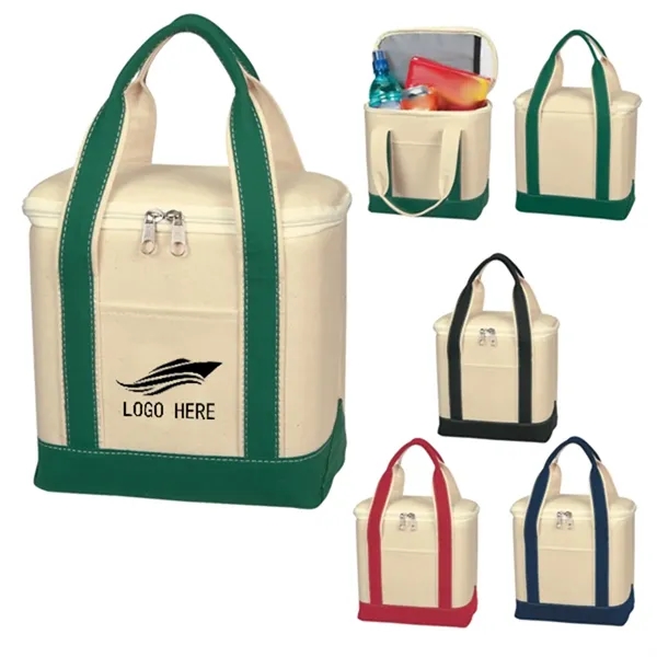 Canvas Thermal Cooler Customizable  Picnic Bag