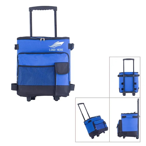 Custom Chilltrek Trolley Cooler For Camping 