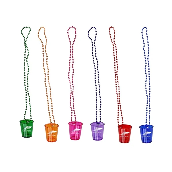 Festivelibations Party Beaded Necklace Glass