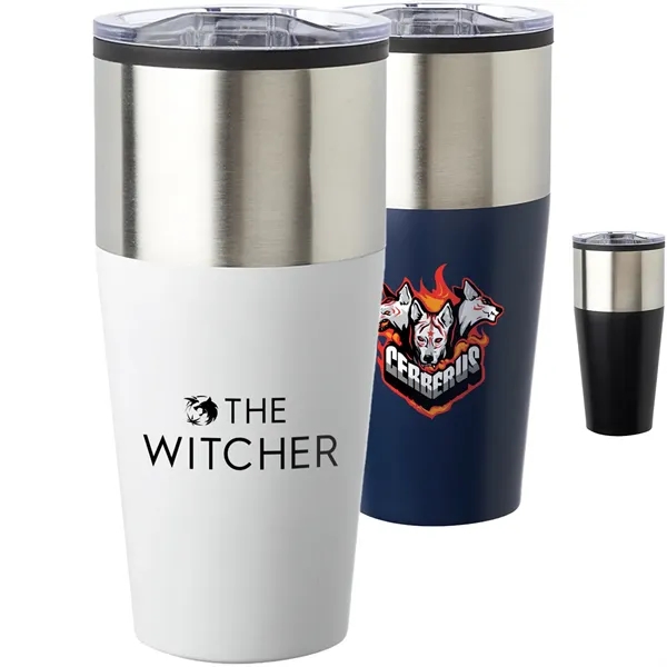 16 oz. Stainless Two Tone Travel Mugs