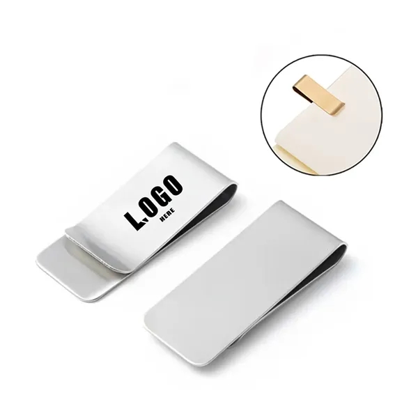 Mini Stainless Steel Engravable Money Clip