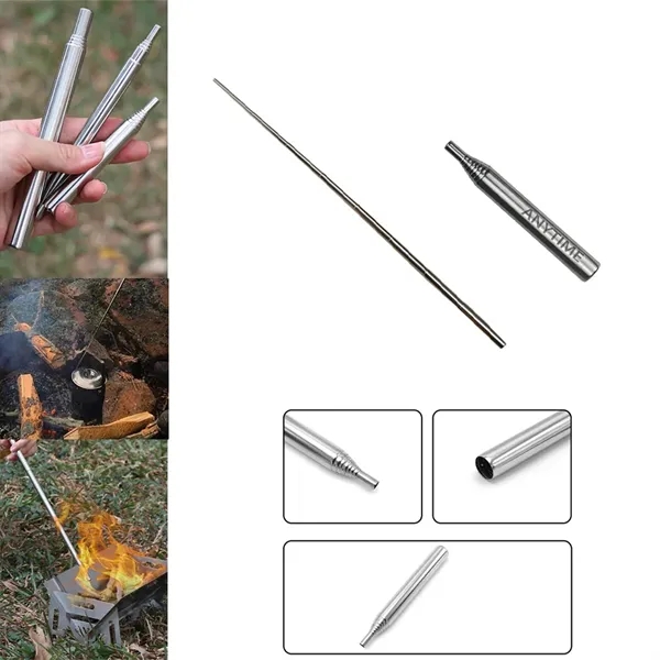 Collapsible Bellowing Tool For Starting Fire