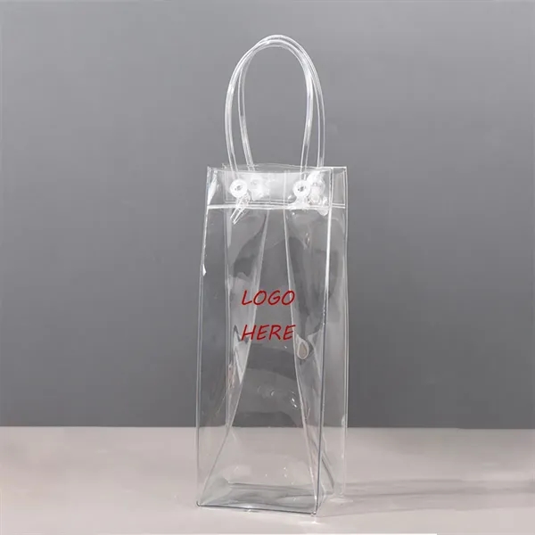 PVC Clear Wine Ice Bag