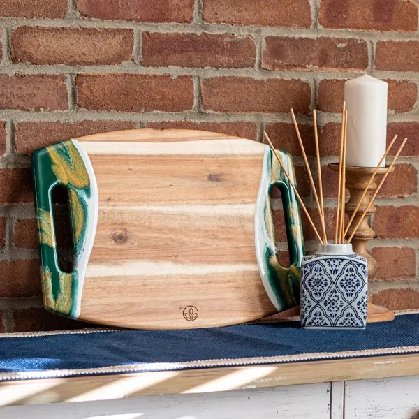 Custom 17" Cheese Board w/ Handles XL