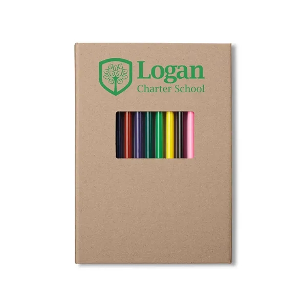 Prime Line Colored Pencil And Notepad Set 5.75" X 8.25"