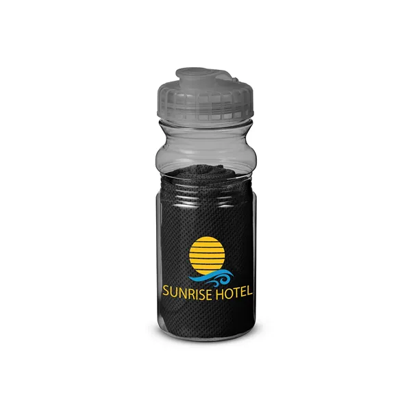 Prime Line Cooling Towel In Water Bottle