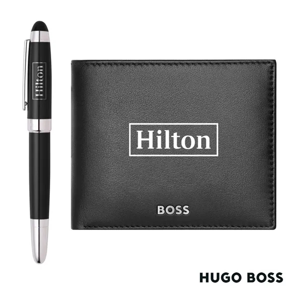 Hugo Boss® Rollerball Pen & Wallet Set