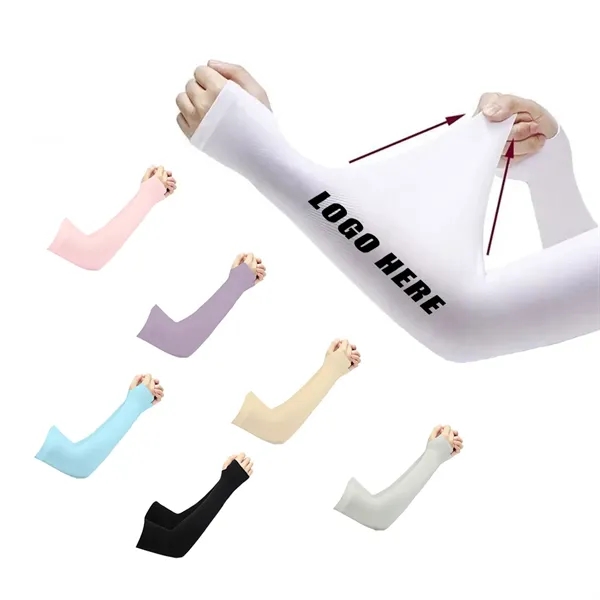 MOQ 50 Elastic UV Protection Cooling Arm Sleeves