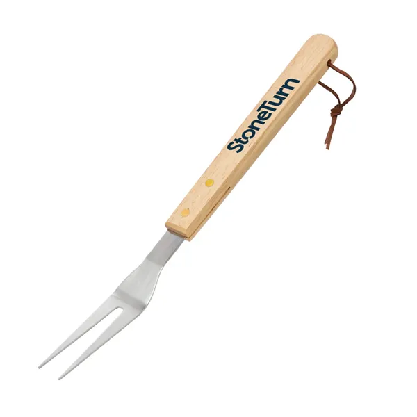 Deluxe Wood Handle BBQ  Fork