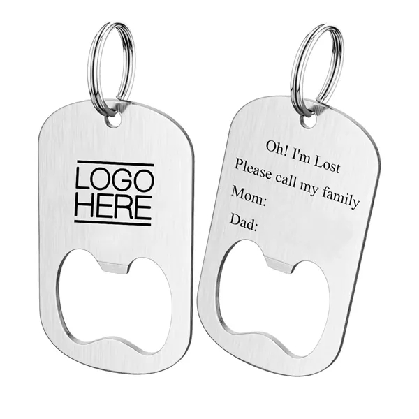 Bottle Opener Dog Tag