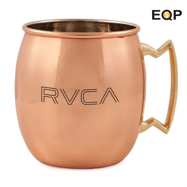 16 oz. Copper Coated Stainless Steel Moscow Mule Mug