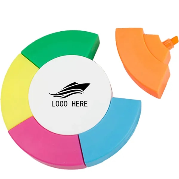 Customizable Round Multicolor Highlighter