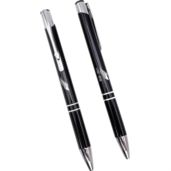 Customizable Push Button Ballpoint Pen