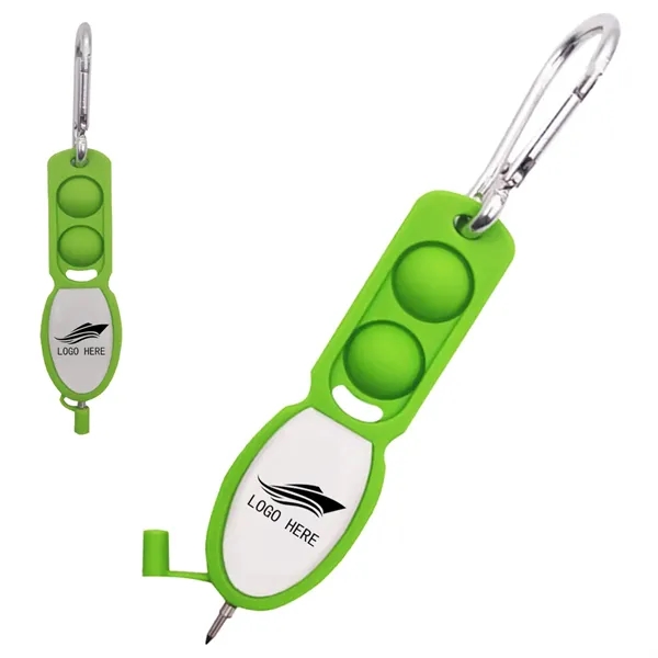 Custom Pop Push Bubble Fidget Toy Ballpoint Pen