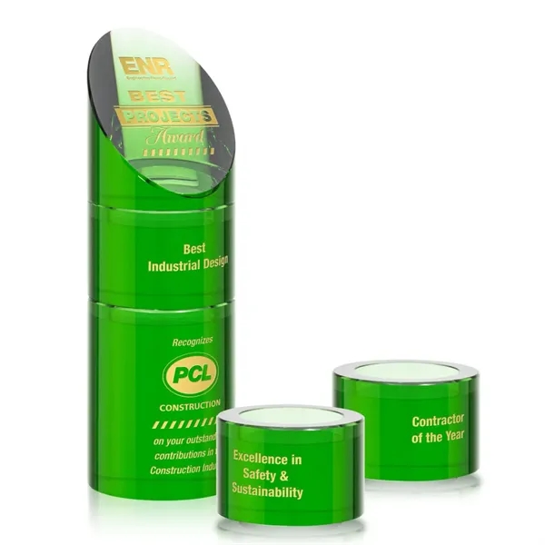 Atlantis Stacker Award - Green