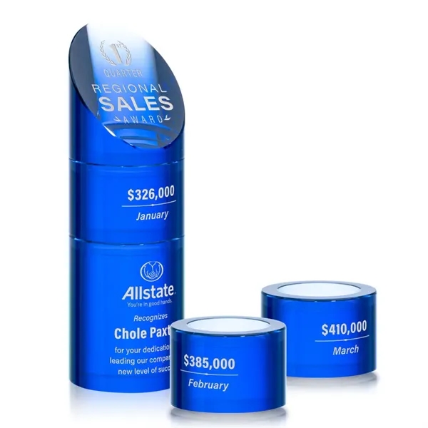 Atlantis Stacker Award - Blue