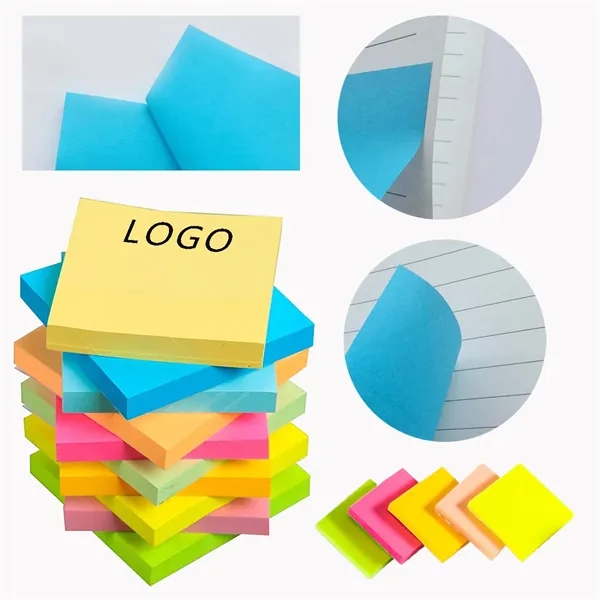 Color Fluorescent Sticky Notebook