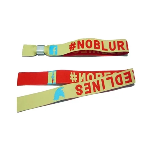 5/8" Woven Wristbands with Metal closure 