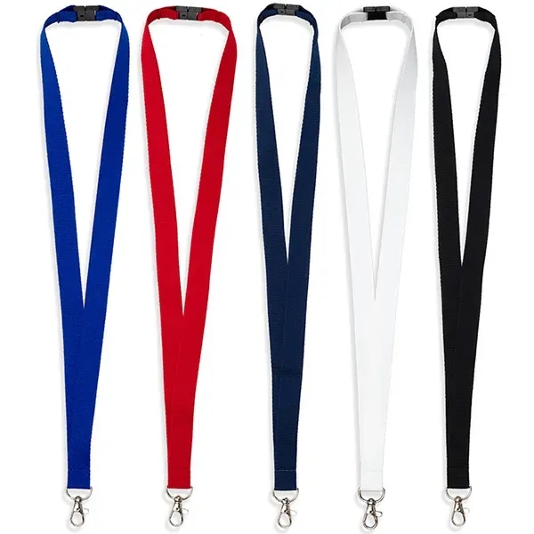 Blank Lanyard w/Breakaway - lobster claw