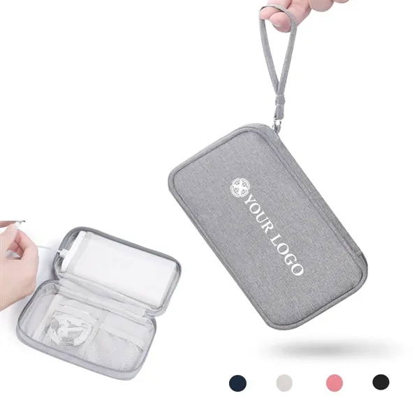 All-In-One Travel Data Cable Storage Case Bag