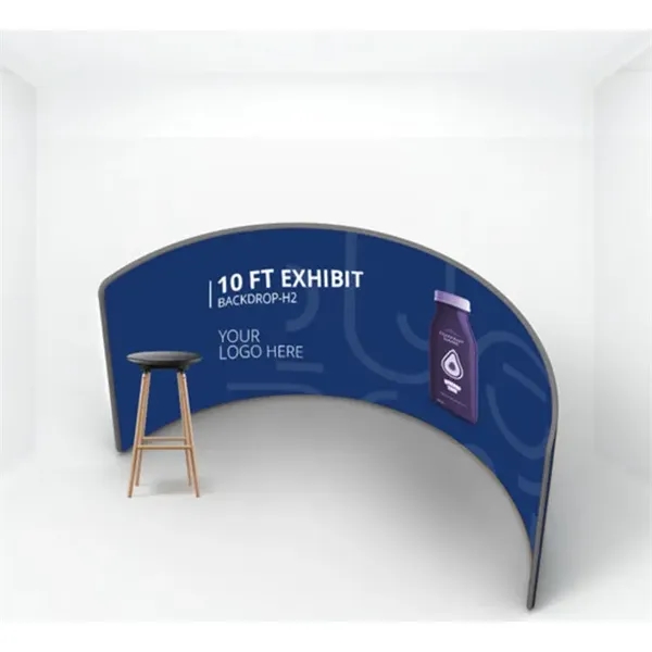 10 ft Exhibit Backdrop H2 - Double Sided  (10Ft x 5Ft)