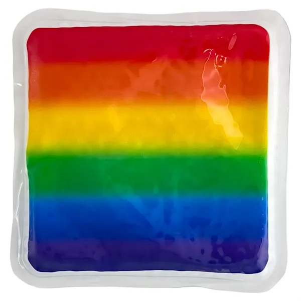 Rainbow Gel Beads Hot/Cold Pack Square