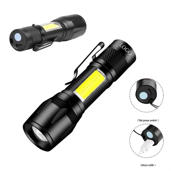 Mini Aluminum Alloy Lithium Battery Flashlight