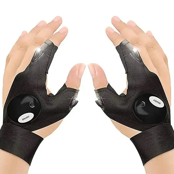 LED Flashlight Multipurpose Glove – hands-free light for site visits, inspections, and field work