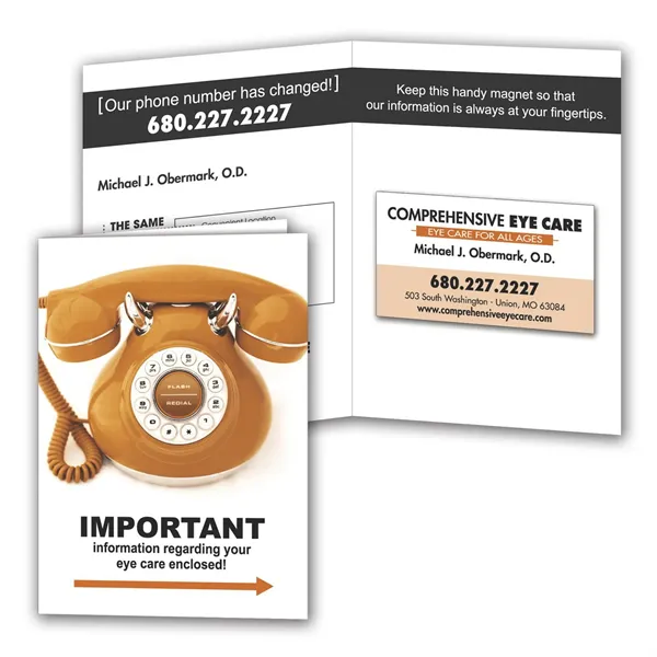 Bifold 5-3/4 x 8-1/4 Direct Mail Postcard