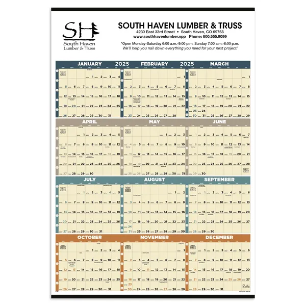 Time Management Span-A-Year (Non-Laminated)