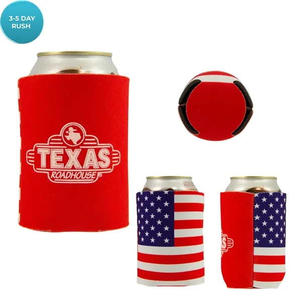 Old Glory Foam Can Cooler