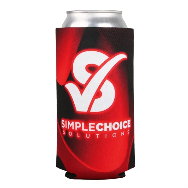 Full Color 16 oz Neogreen™ Recycled Can Cooler