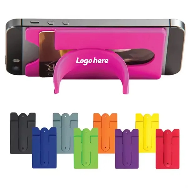 Silicone Phone Wallet With Stand