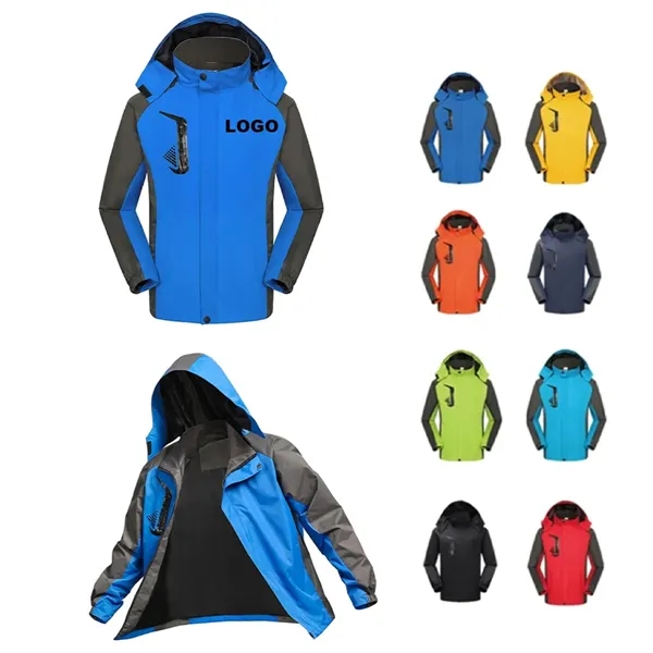 Customized Unisex Outdoor Waterproof Jacket