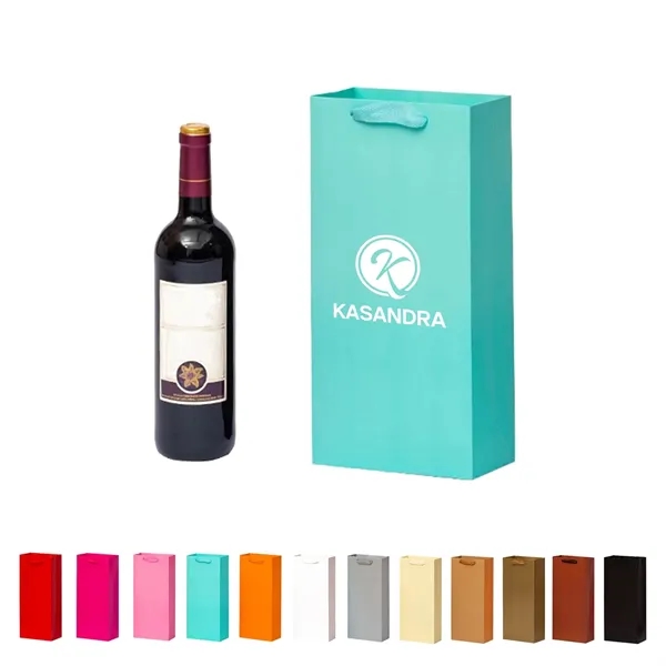 Double Wine Paper Tote Bag
