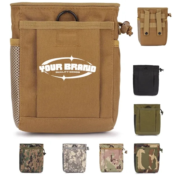 DONGKER Tactical Dump Bag – Borsa Pieghevole In Nylon 1000D Per Caricatori, Attrezzi, Escursionismo E Attività Militari – Con Tracolla Regolabile E Coulisse - 4