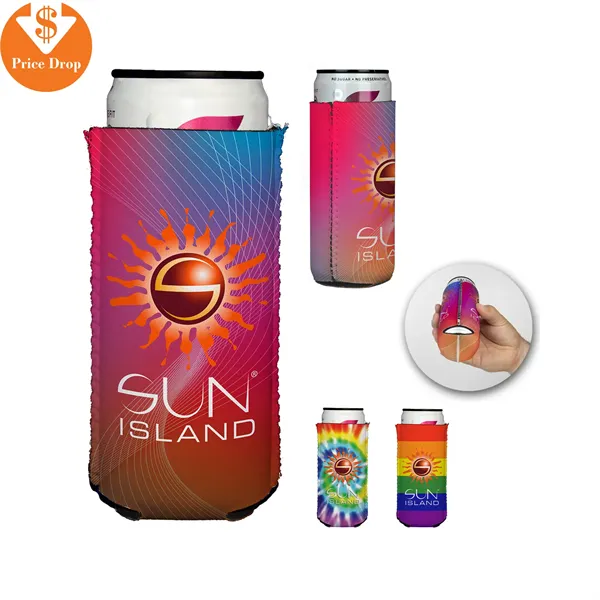Slim Full Color Neoprene Can Holder