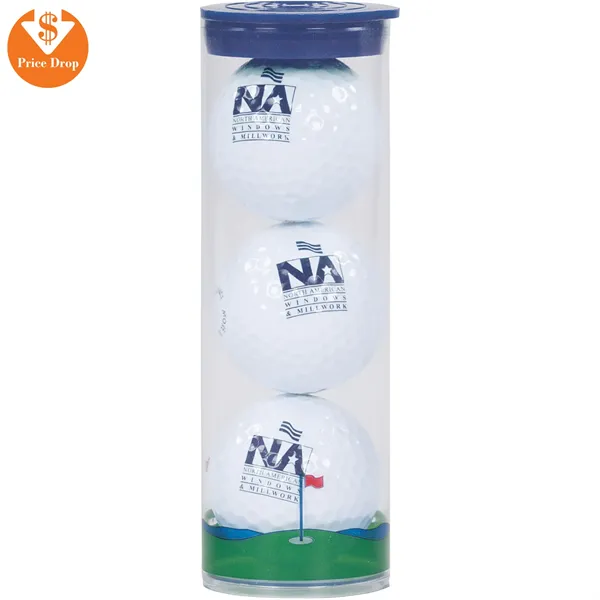 Clear Tube W/ Callaway Warbird Golf Ball