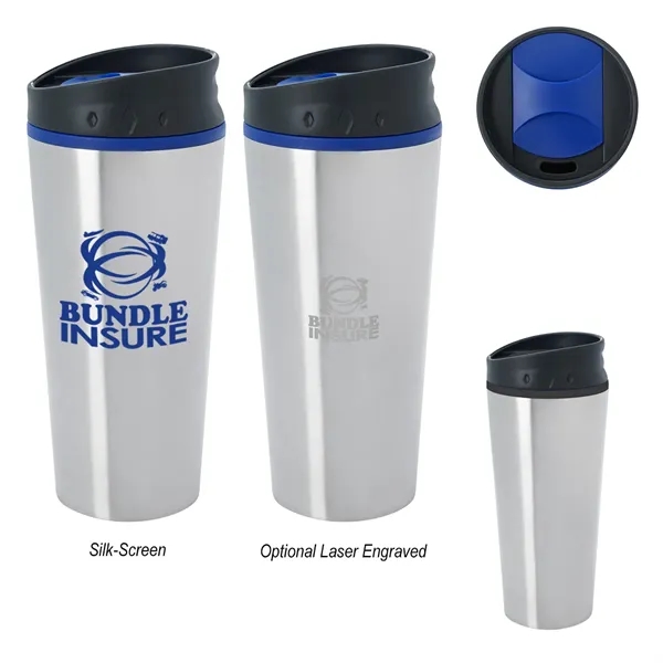 15 Oz. Stainless Steel Diamond Tumbler