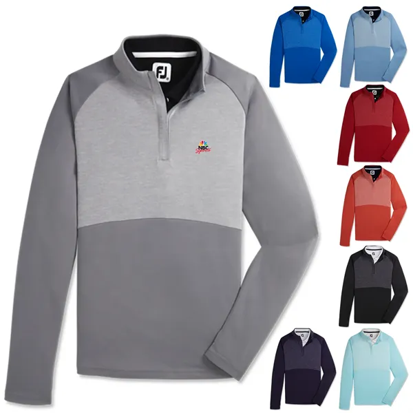 Foot Joy Womens Heather Block 1/4 Zip Midlayer