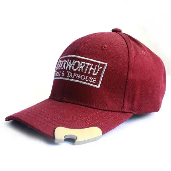 Baseball Cap with Bottle Opener