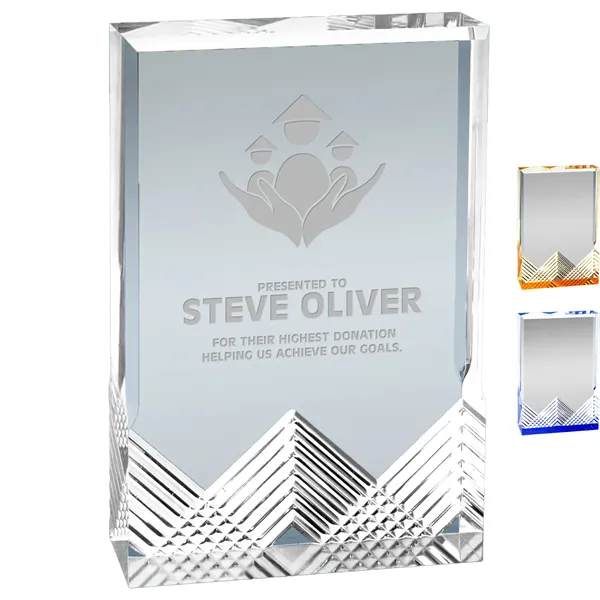4.25" x 6" Gilded Apex Mirage Acrylic Award