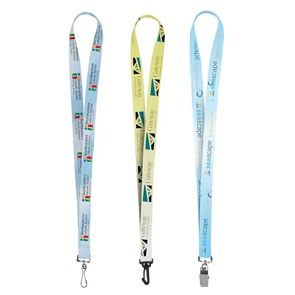 Import Air Ship Recycled RPET Full Color Sublimation Lanyard