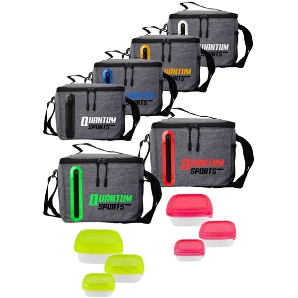 Portion Control Oval Cooler Lunch Set