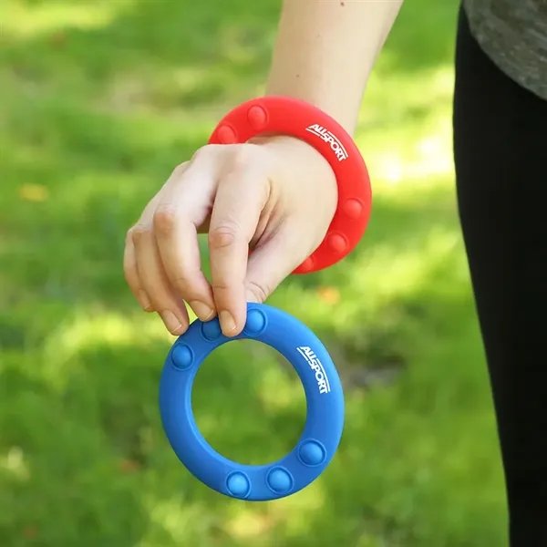 Silicone Wrist Pop-it Disc