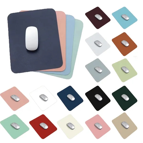 Non-slip Leather Computer Desk Mouse Pad