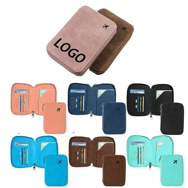 Portable Multi-Function Ticket And Passport Card Bag